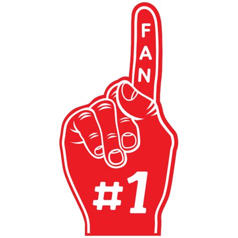 Number One Foam Finger Clipart