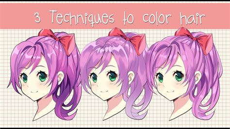 How To Color Hair Anime If you try out any of the techniques in this video feel free to slow ...