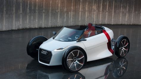 White Audi Urban Concept - Small convertible car