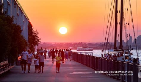 Sunset Waterfront Walks - Brooklyn Bridge Park