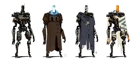 Humanoid mecha concept art (unknown source) | Pixel art characters, Concept art, Robot concept art