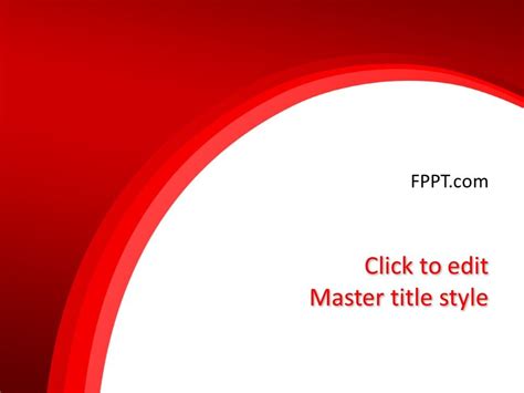 Free Background Red PowerPoint Template - Free PowerPoint Templates