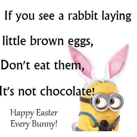 Funny Easter Minion Quote Pictures, Photos, and Images for Facebook, Tumblr, Pinterest, and Twitter