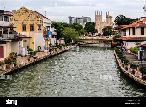 Street art along Malacca River, Malacca, Malaysia Stock Photo - Alamy