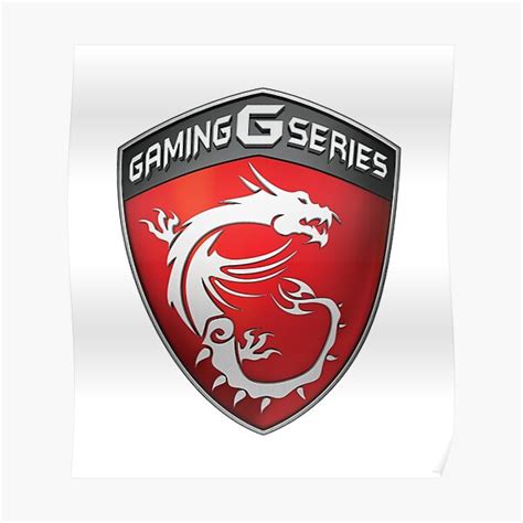 "MSI Gaming Logo" Poster for Sale by xrikxs | Redbubble