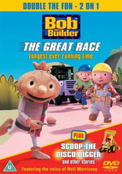 Bob The Builder - The Great Race/Scoop The Disco Digger DVD | Zavvi.com