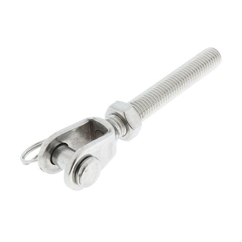 Stainless Steel Turnbuckle Bottle Screw Jaw Open Bolt with Nut M12 (316)-in Bolts from Home ...