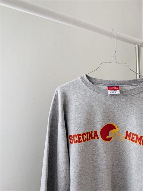 Vintage Scecina Memorial High School Champion Sweatshirt. Grey - Etsy