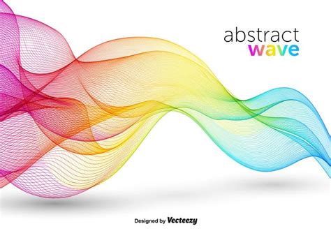 Colorful Abstract Wave Vector 107362 Vector Art at Vecteezy