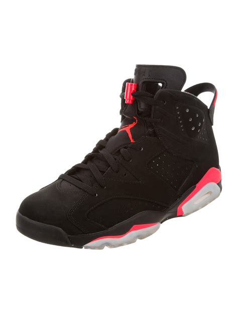 DoNotUse1223 Nike Air Jordan Retro 6 High-Top Sneakers - Black High-Top, Men's Shoes ...