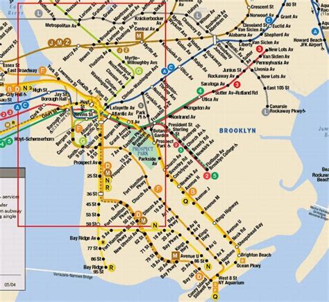 Subway Map New York City Brooklyn - Map Of Europe And Asia