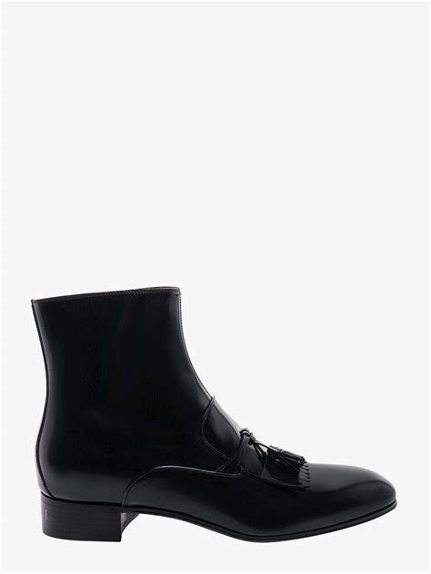 Gucci Ankle Boots Black Mens Gucci