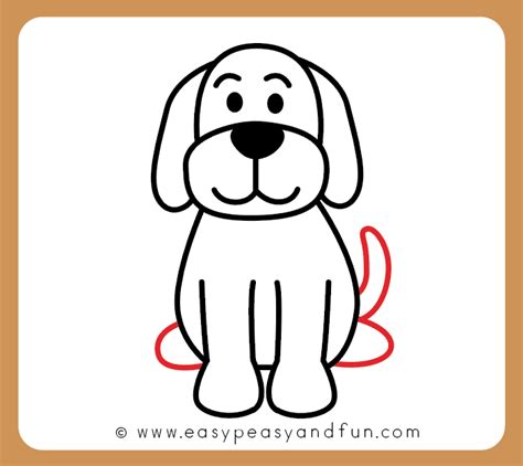 Dog Easy Drawing For Kids Step By Step Animals : Do the children want to learn how to draw a ...