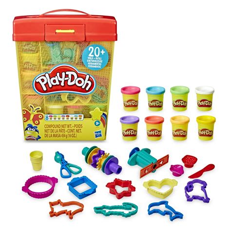 Play-Doh Large Tools, Storage Activity Set, 16 Ounces of Compound Total - Walmart.com - Walmart.com