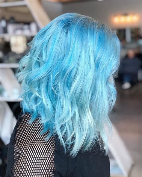 light blue hair colour - Carlos Gipson