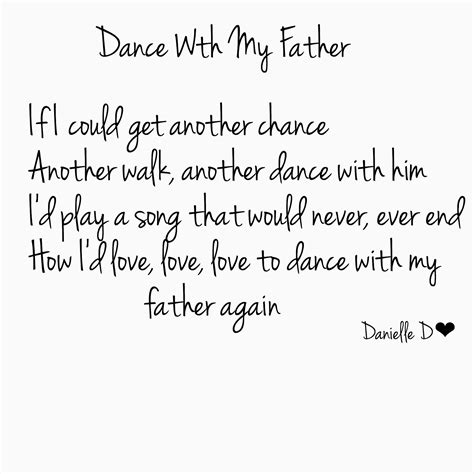 Dance With My Father Lyrics