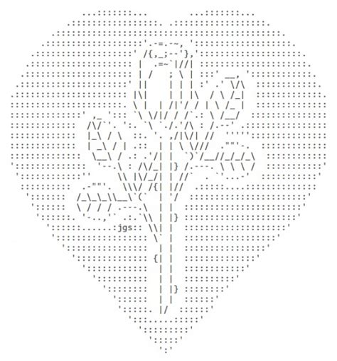 Valentine ASCII Text Art Hearts | hubpages