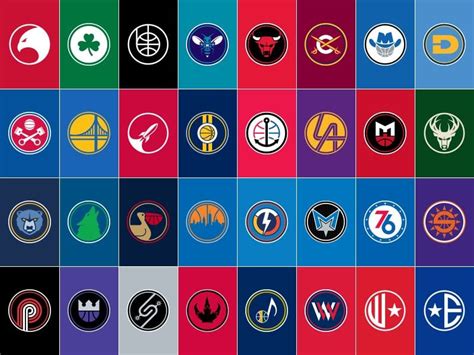 nba_logos_complete_dribbble — We Are Basket