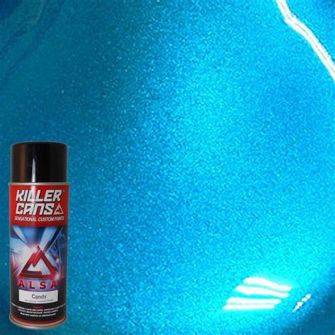 Alsa Refinish 12 oz. Candy Turquoise Killer Cans Spray Paint-KC-T - The Home Depot