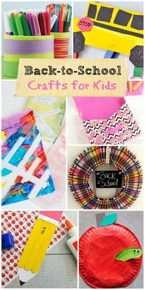 Fun Back to School Crafts for Kids