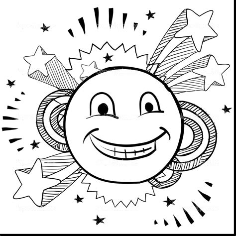 Happy Face Coloring Pages Printable Coloring Pages