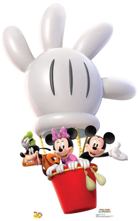 Mickey Balloon Ride - Mickey Mouse Clubhouse Cardboard Cutout Standup Prop - Dino Rentos Studios ...