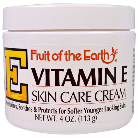 Fruit of the Earth Vitamin E Skin Care Cream 4 oz 113 g 71661009749 | eBay