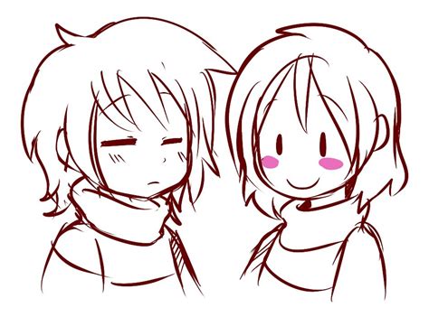 Sketchit, Could you draw Frisk and Chara? I never have seen...