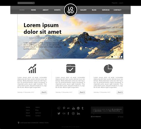 Free PSD template File Page 1 - Newdesignfile.com