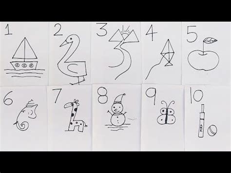 how to draw numbers 1 to 10 - Held In High Regard Weblogs Gallery Of Images