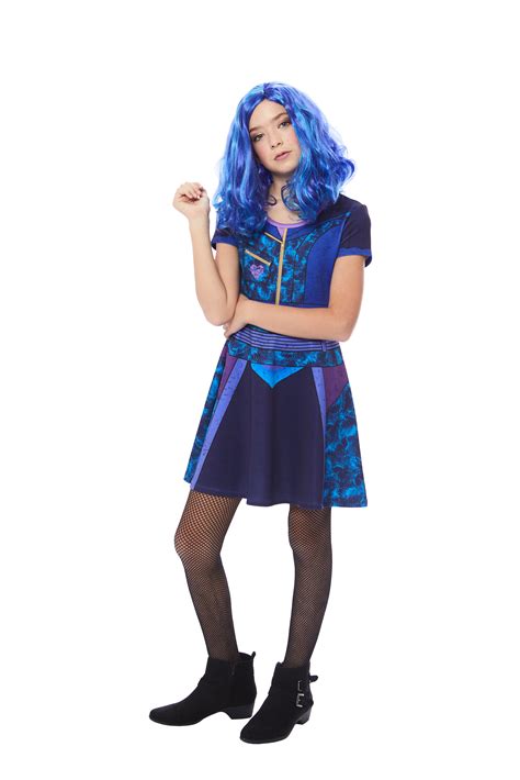 Disney Descendants Mal Halloween Fancy-Dress Costume for Child, Big Girls S (4-6) - Walmart.com