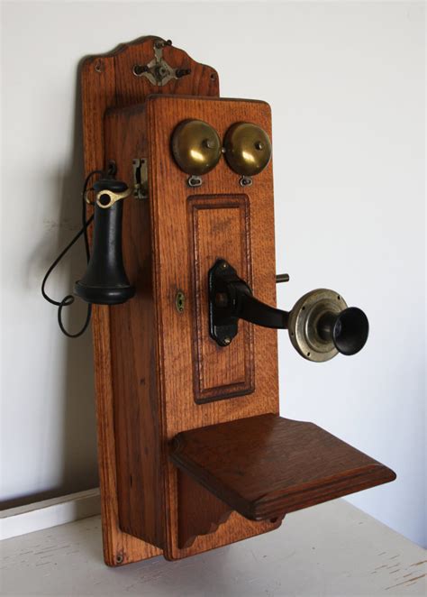 Antique TELEPHONE Oak Crank Wall Phone The Stromberg-Carlson | Etsy