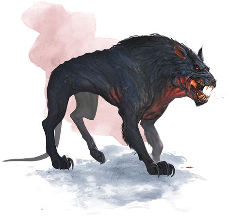 Hell Hound » Monster Stat Block - DnD 5e