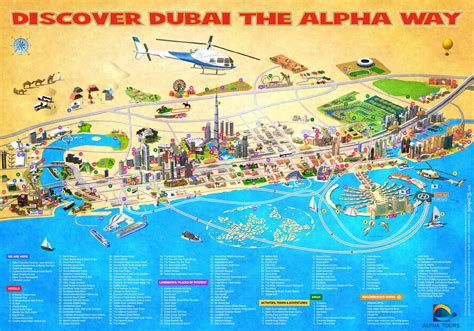 Dubai Tourist Map Dubai Map Travel Infographic Dubai City | Images and Photos finder