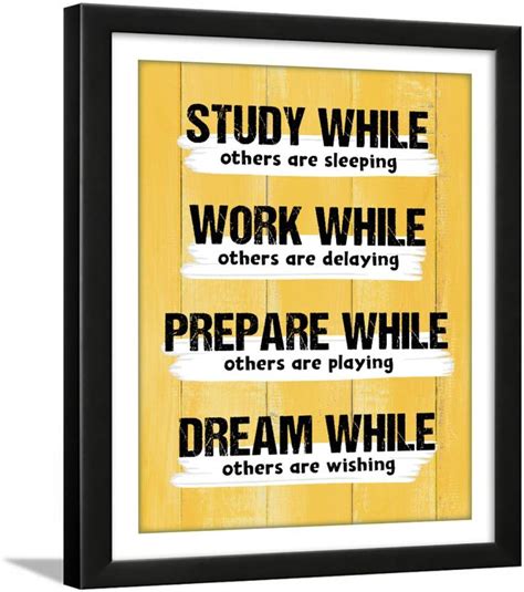 Motivational Quotes Wall Frames for Study Room - Student Quotes Frame - Focus Quotes Frames for ...