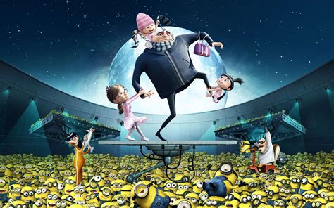 Gru, los niños y minions Fondo de pantalla ID:1160