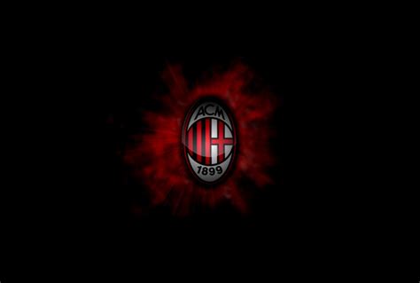 Ac Milan Logo Black Background | All HD Wallpapers