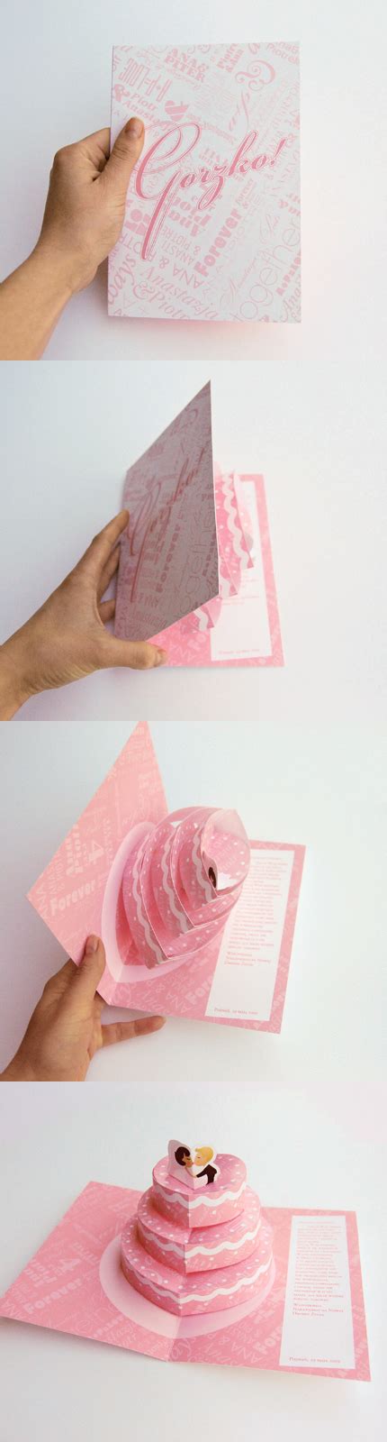 Pop-up Wedding Card on Behance