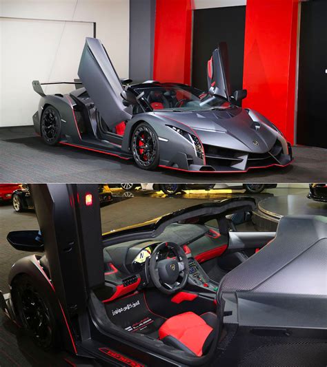 Exposed Carbon Fiber Lamborghini Veneno Roadster Will Cost You Over $5-Million - TechEBlog