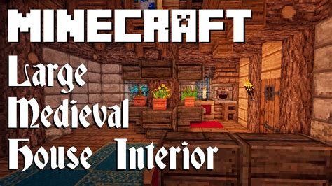 Minecraft Medieval House Interior