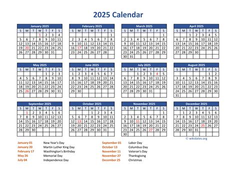 General Blue 2025 Calendar With Holidays - Design Printable Calendar 2025