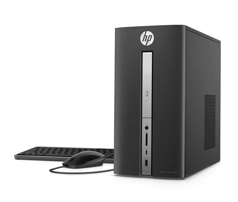 HP Pavilion Desktop Tower Computer, Intel Core i7-7700, 16GB RAM, 2TB HD, Windows 10, Black, 570 ...