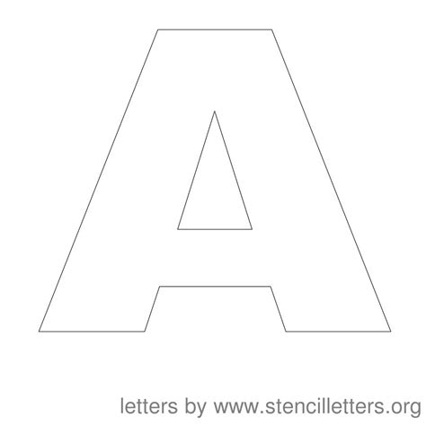 Letter Stencils 1 1/2 Inch