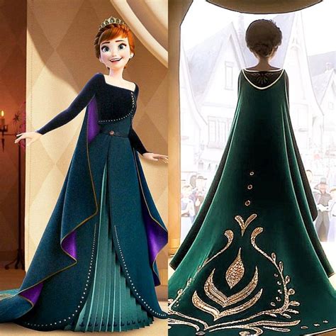 Frozen Anna Coronation Dress Queen Anna Dress Girl Frozen | eduaspirant.com