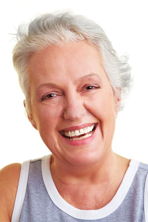 Smiling elderly woman stock photo. Image of happy, fitness - 12937516