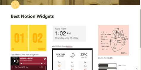 The 14 Best Notion Widgets You Can Add to Your Setup