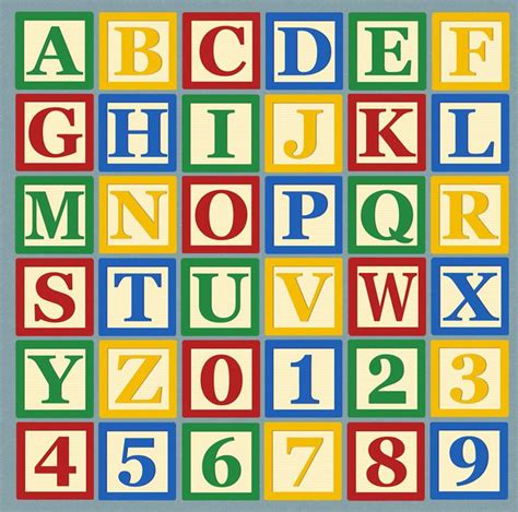 Abc blocks alphabet blocks clipart abc letter clip art | Fiesta de toy story, Bloques de letras ...