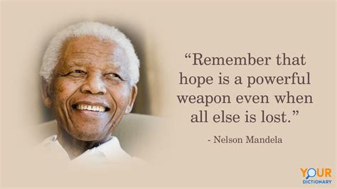 Nelson Mandela Quotes On Hope - Idelle Diane-Marie