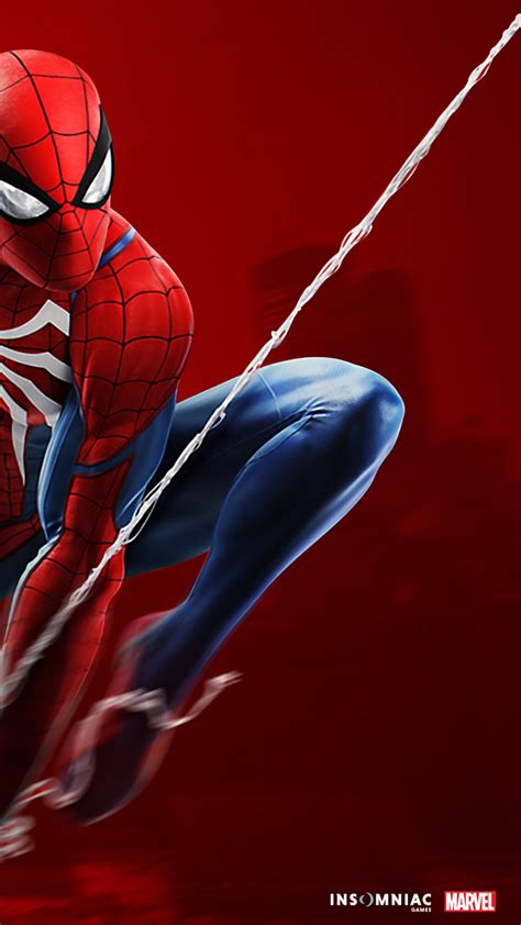 Download wallpaper: Spider Man game on PS4 1080x1920