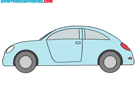 How to Draw a Car Step by Step - Easy Drawing Tutorial For Kids